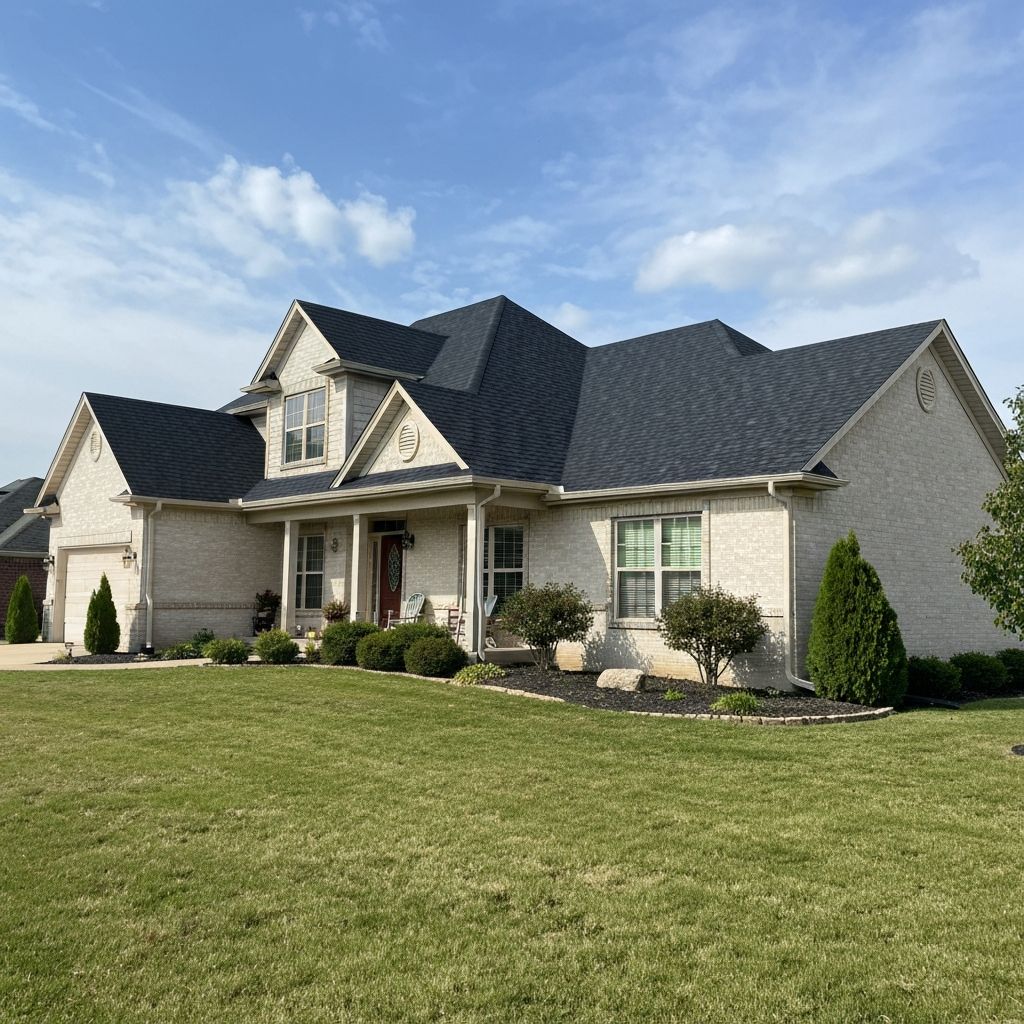 Completed residential roof in Southwest Missouri
